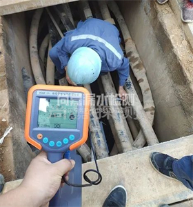 张金镇管线探测